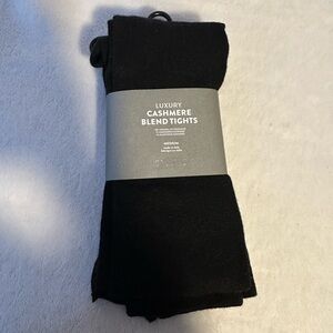 Nordstrom Cashmere Blend Tights - Black size medium NWT